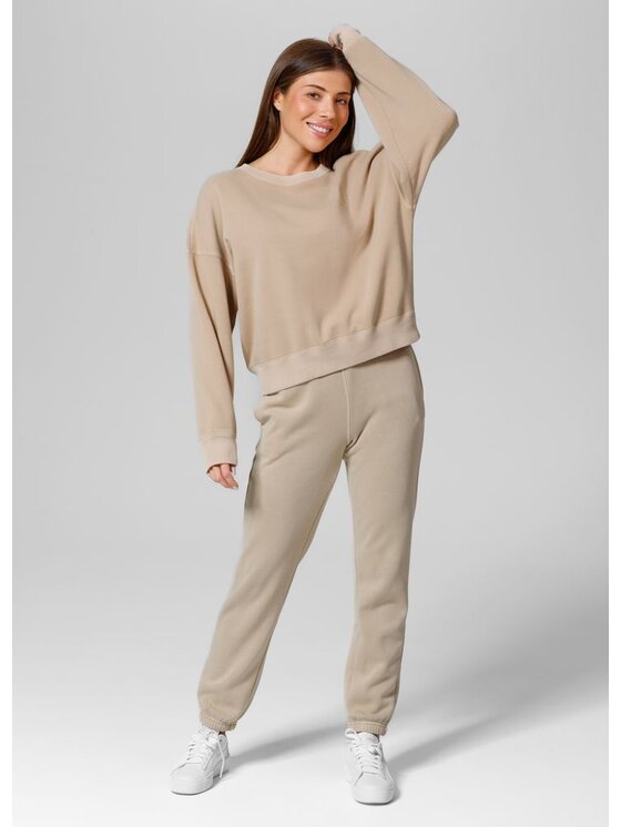 PITBULL PITBULL Bluza Bluza damska Washed Manzanita M/L Beżowy Oversize