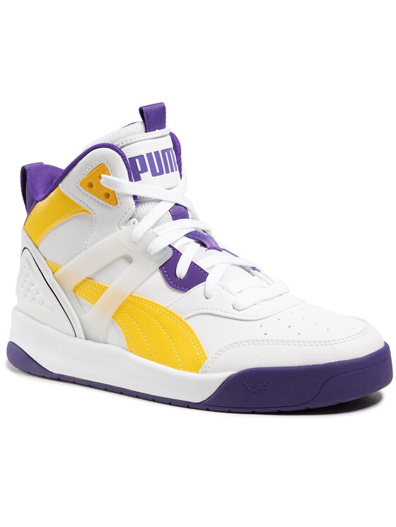 puma suede gris blanc