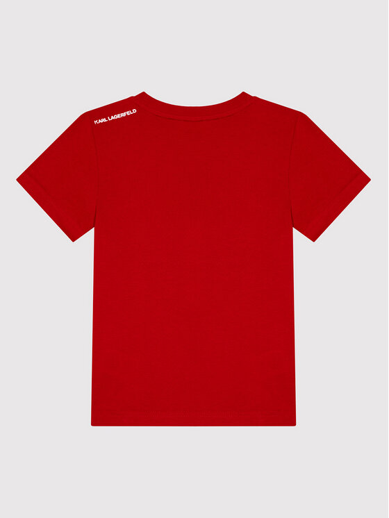 KARL LAGERFELD KARL LAGERFELD T-shirt Z25316 S Rosso Regular Fit