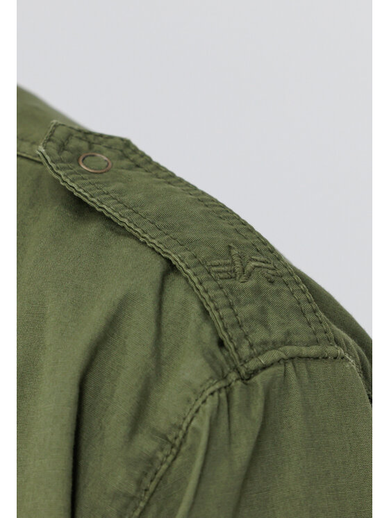 Alpha Industries Alpha Industries Koszula AI.138420-142-XXL Khaki Regular Fit