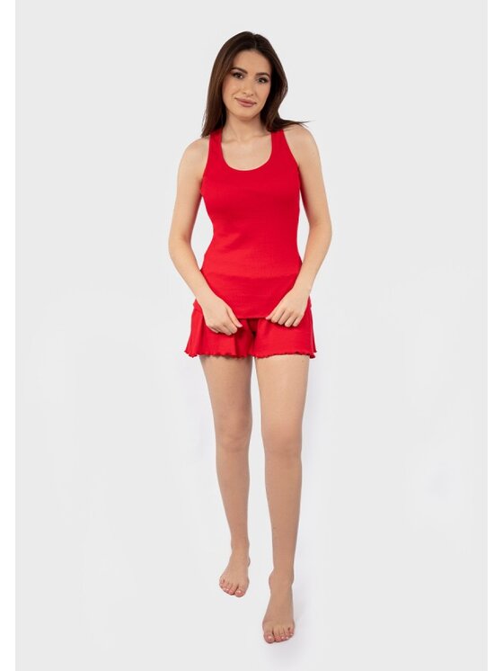 DKaren Sport DKaren Sport Dres DK-K-B5 Czerwony Classic Fit