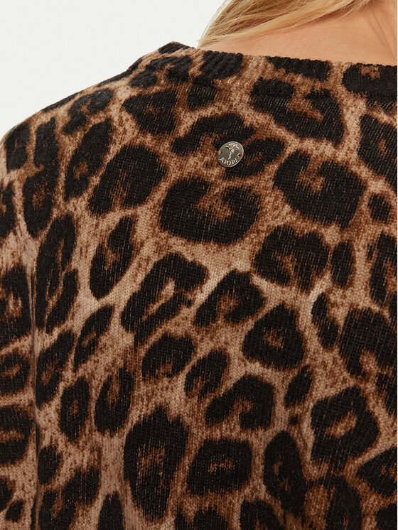 JOOP! JOOP! Sveter 58 JW244KN343 30043958 Hnedá Loose Fit