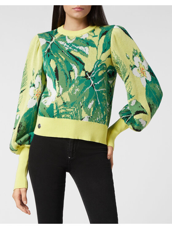PHILIPP PLEIN PHILIPP PLEIN Longsleeve 7597 Giallo Regular Fit