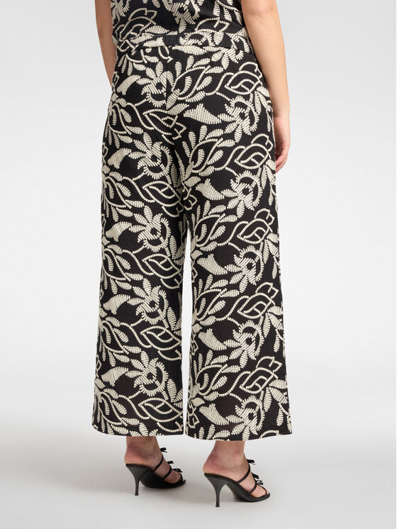 Elena Mirò Elena Mirò Spodnie materiałowe P002P000488N001 Czarny Regular Fit