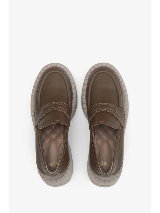 Estro Estro Loafers ER00113302 Καφέ