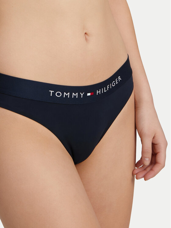 Tommy Hilfiger Tommy Hilfiger Bikini alumine osa UW0UW06364 Tumesinine