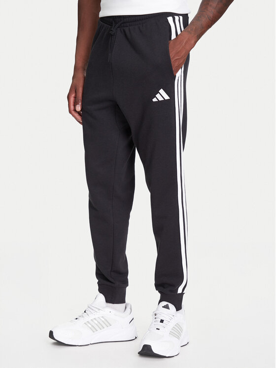 adidas adidas Teplákové kalhoty Essential 3-Stripes JD1881 Černá Regular Fit