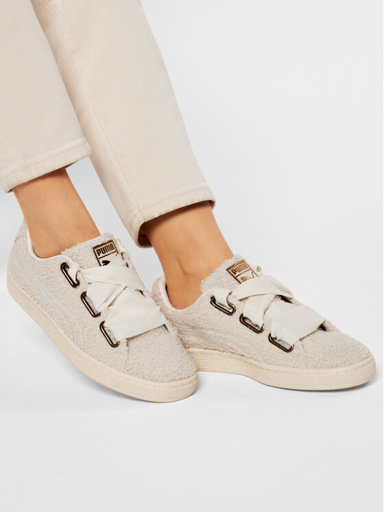 Puma Sneakers Basket Heart Teddy Wn s 367030 01 Bej Modivo.ro