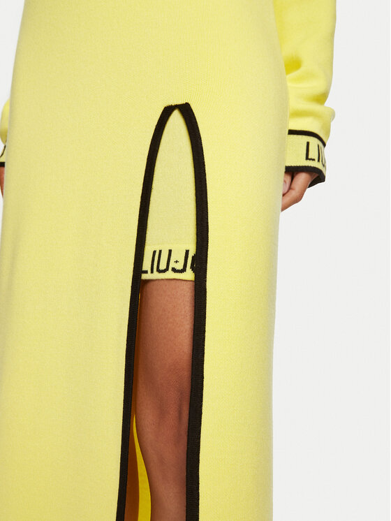 Liu Jo Sport Liu Jo Sport Gonna midi TF4053 MS59L Giallo Regular Fit