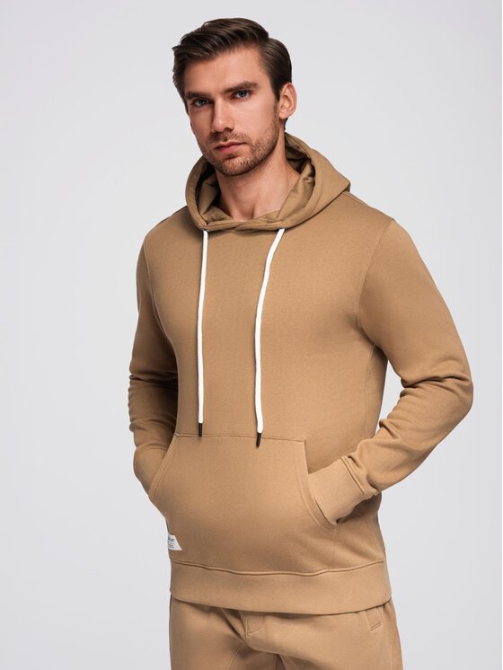 Ombre Ombre Komplet dresowy Z121 Brązowy Regular Fit