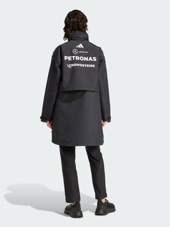 adidas adidas Kurtka anorak MERCEDES - AMG PETRONAS FORMULA ONE TEAM MYSHELTER Czarny Regular Fit
