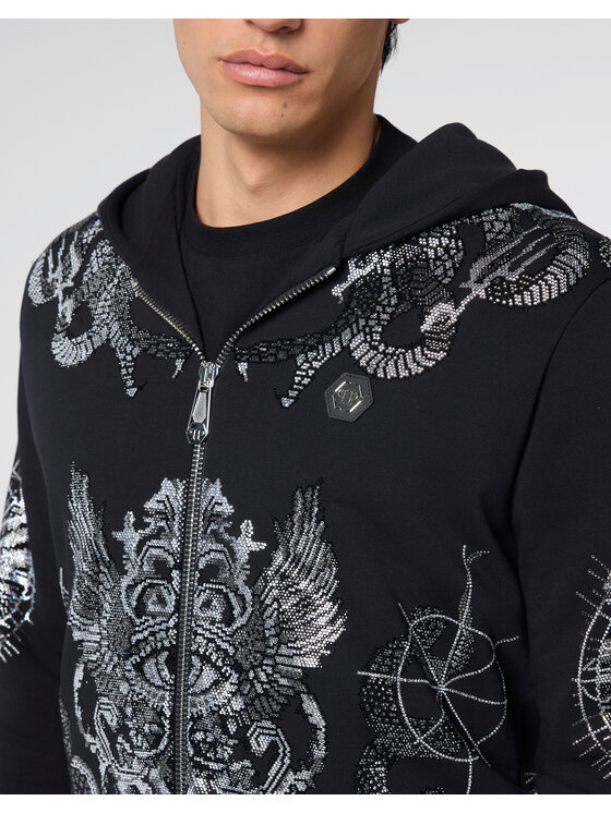 PHILIPP PLEIN PHILIPP PLEIN Bluza 29862 Czarny Athletic Fit