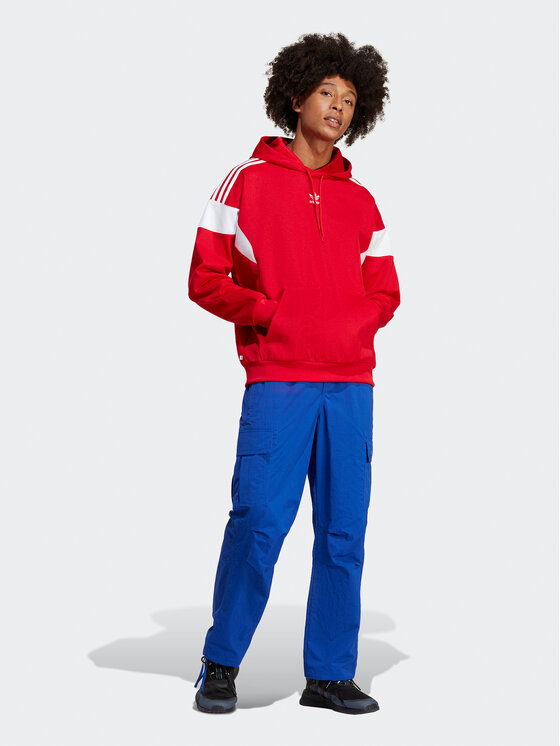 Felpa adidas bianca e rossa outlet