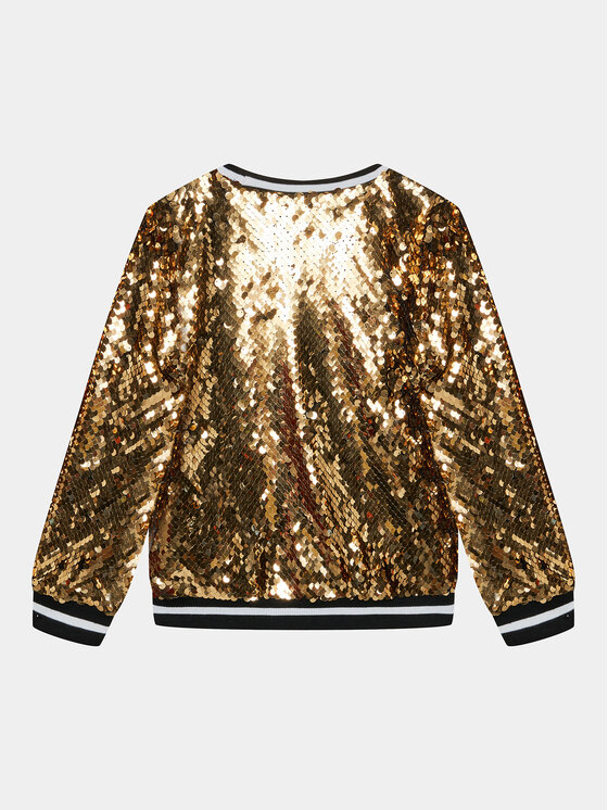 Guess Guess Bluza J3BQ27 WEXY0 Złoty Regular Fit