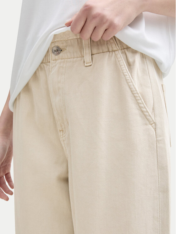 Tom Tailor Denim Tom Tailor Denim Traperice 1045968 Bež Relaxed Fit