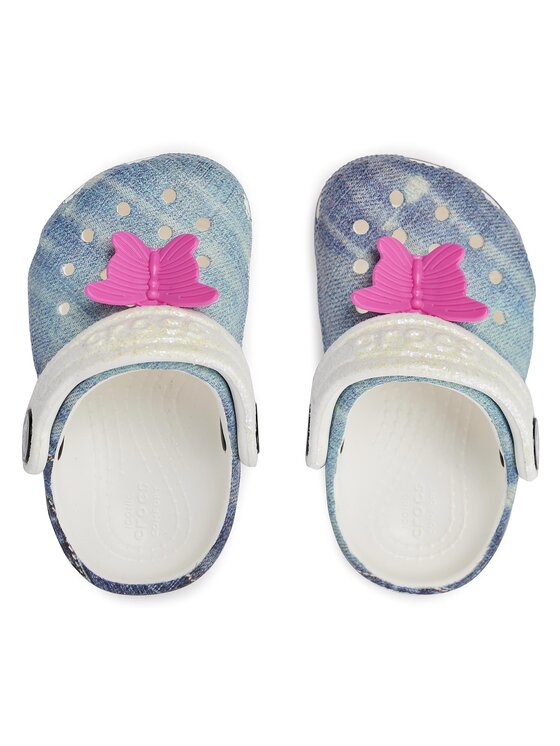 Crocs Crocs Iešļūcenes Classic Denim Clog T 208302 Balts