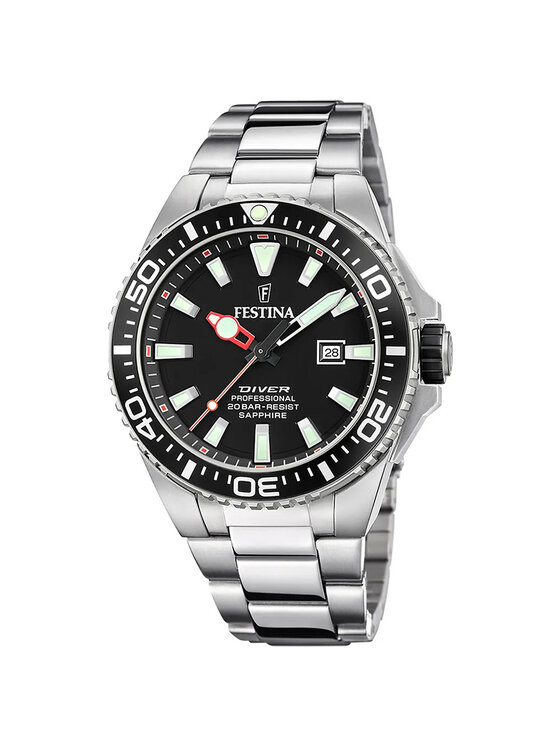 Festina Festina Zegarek F20663-3 Srebrny