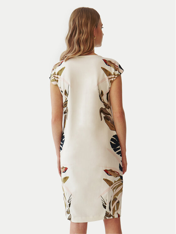 Tatuum Tatuum Rochie de zi Koka 1 T2407.207 Écru Regular Fit