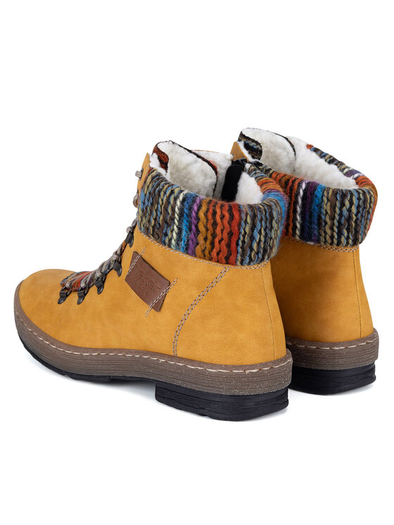 Rieker Rieker Stiefeletten Z6743-68 Gelb
