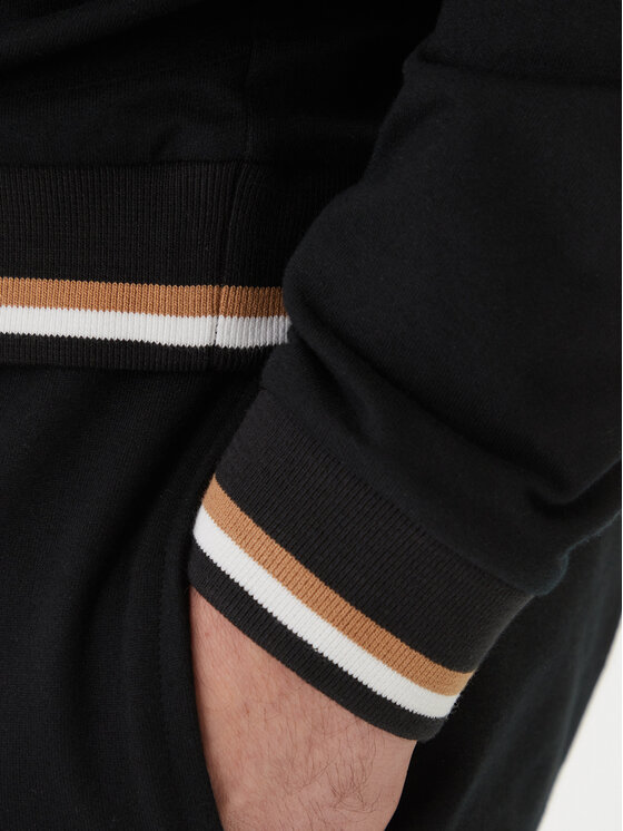 BOSS BOSS Mikina Iconic 50554836 Černá Regular Fit