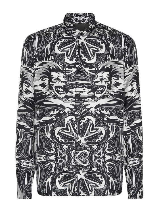 PHILIPP PLEIN PHILIPP PLEIN Koszula 9299 Czarny Regular Fit
