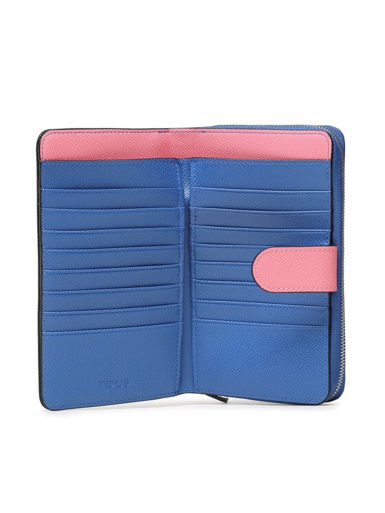 TOUS TOUS Голям дамски портфейл Billetera M. New Dubai Saf. 2001689851 Черен