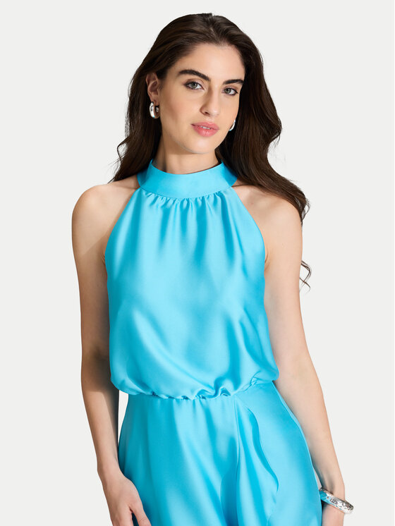 Swing Swing Коктейлна рокля 5AH04500 Син Regular Fit