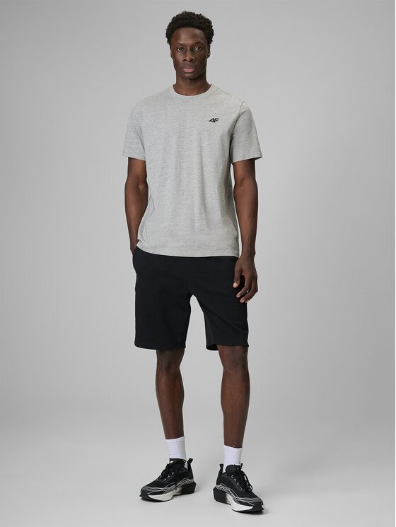 4F 4F Pantaloncini sportivi 4FRSS26TSHOM0970-20S Nero Regular Fit