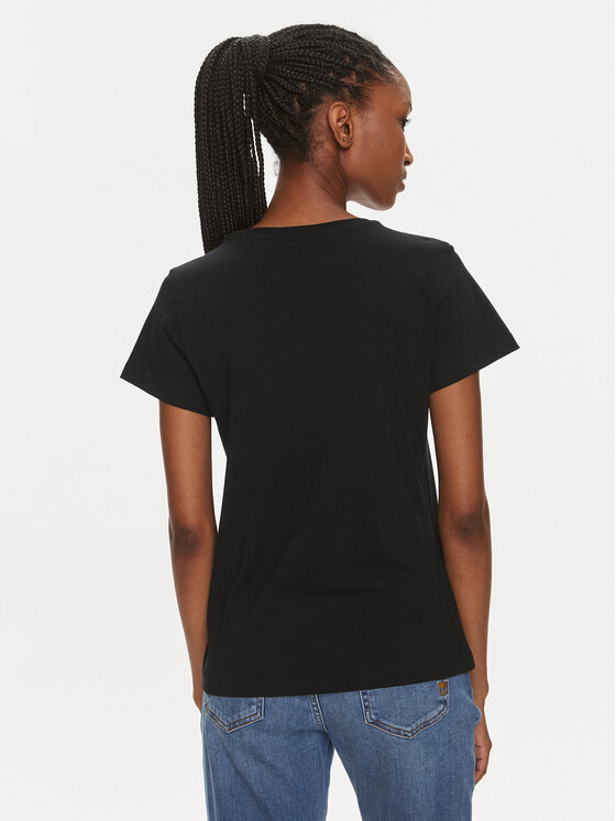 PINKO Pinko T-Shirt 100355 A1NW Schwarz Regular Fit