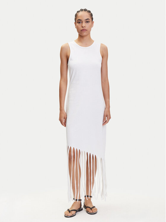 ONLY Každodenné šaty Zinna 15325497 Biela Regular Fit