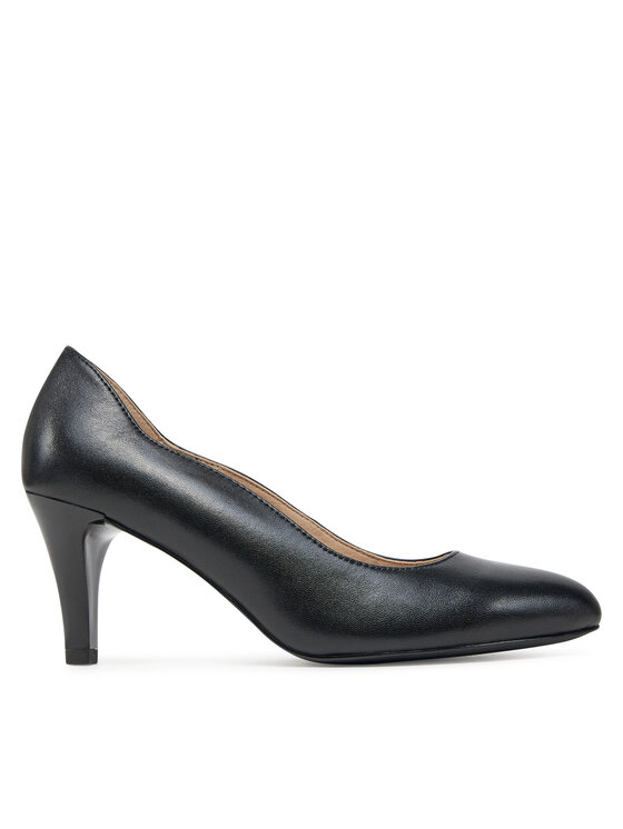 Pantofi cu toc subțire Caprice 9-22402-44 Negru
