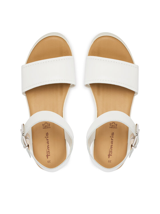 Tamaris Tamaris Sandály 1-28712-42 Bílá