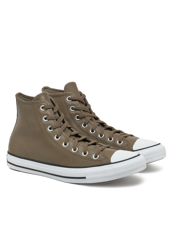 Converse Converse Кецове Chuck Taylor All Star Faux Leather Hi A09482C 216 Каки