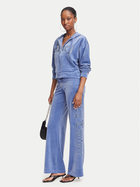 Juicy Couture Juicy Couture Sportinės kelnės Old Gothic JCWBJ226334 Mėlyna Regular Fit