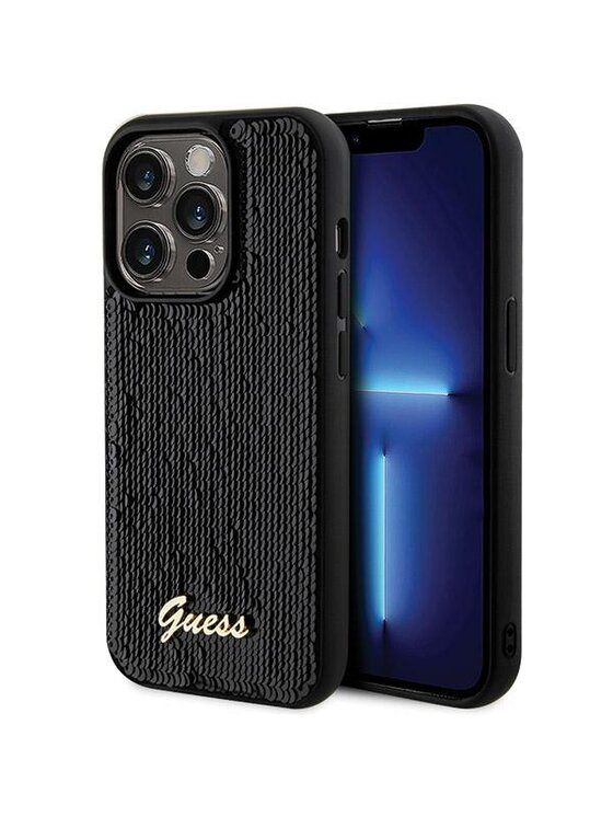 Etui na telefon Guess, Czarne, iPhone 13 Pro Max