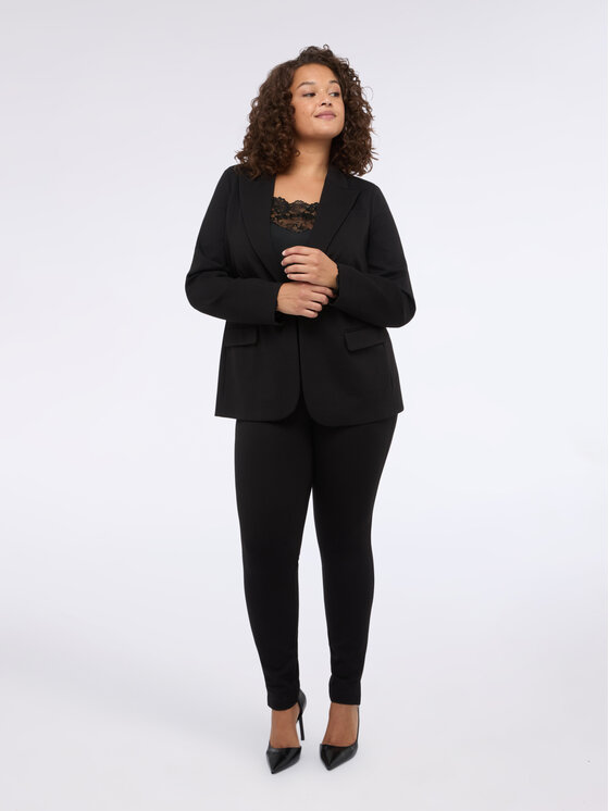 Fiorella Rubino Fiorella Rubino Spodnie materiałowe P713L002239N033 Czarny Skin Fit