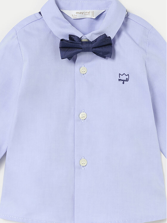 Mayoral Mayoral Camicia 2180 Celeste Regular Fit