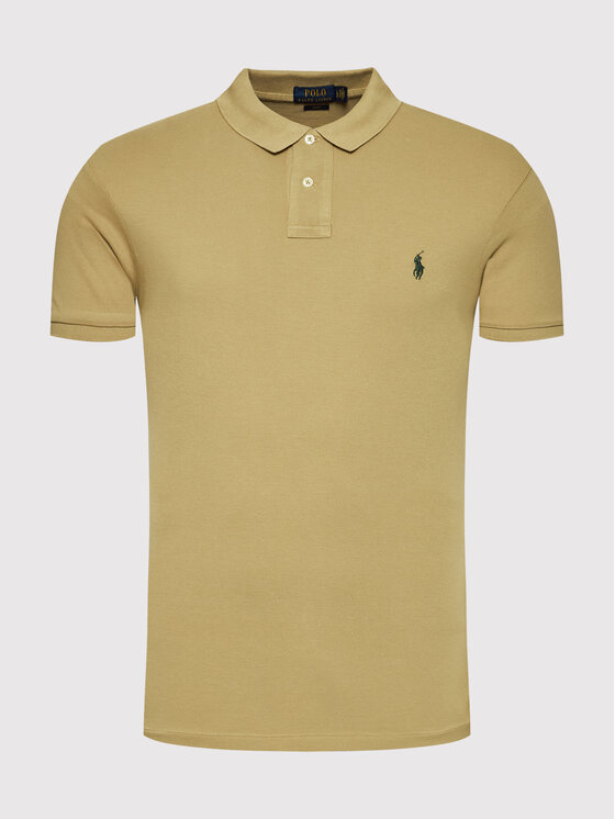 Polo Ralph Lauren Polo 710536856225 Μπεζ Slim Fit