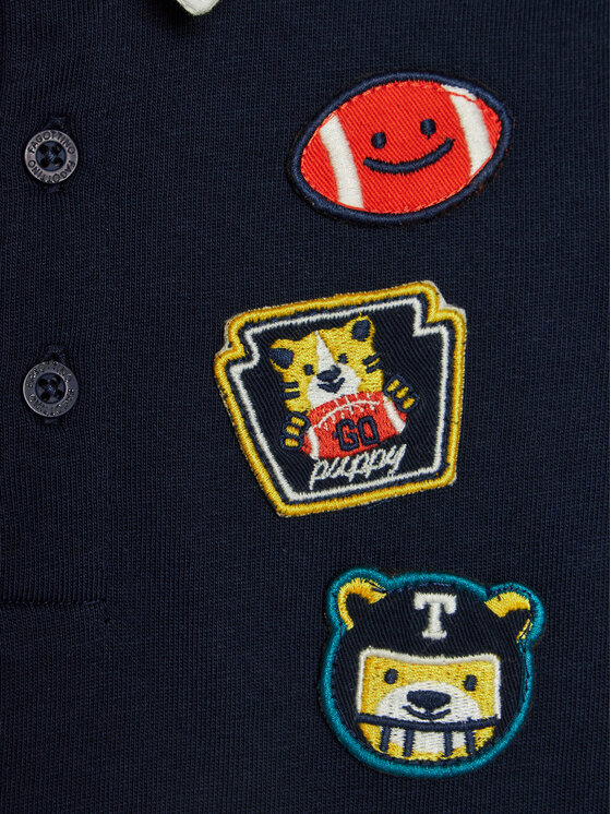 OVS OVS Polo marškinėliai 1842386 Tamsiai mėlyna Regular Fit