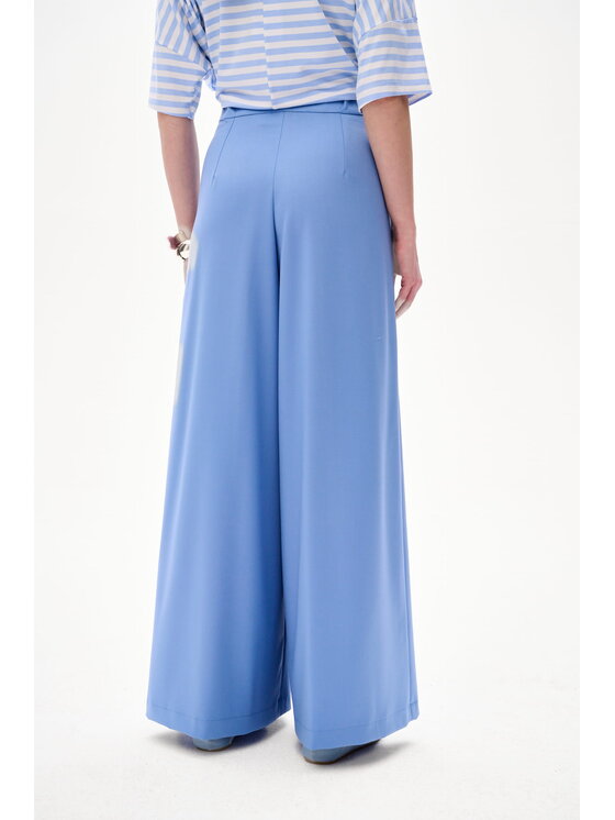 blue shadow blue shadow Spodnie damskie Vida Niebieski Regular Fit