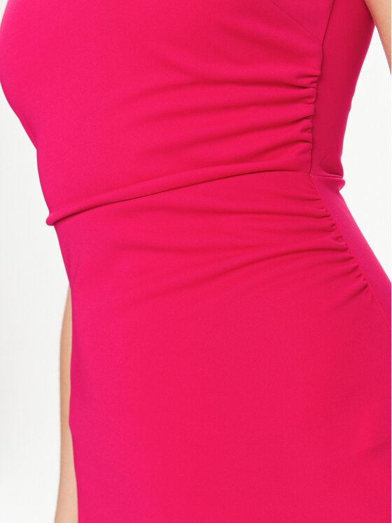 TWINSET TWINSET Koktejlové šaty 241TE2057 Růžová Regular Fit