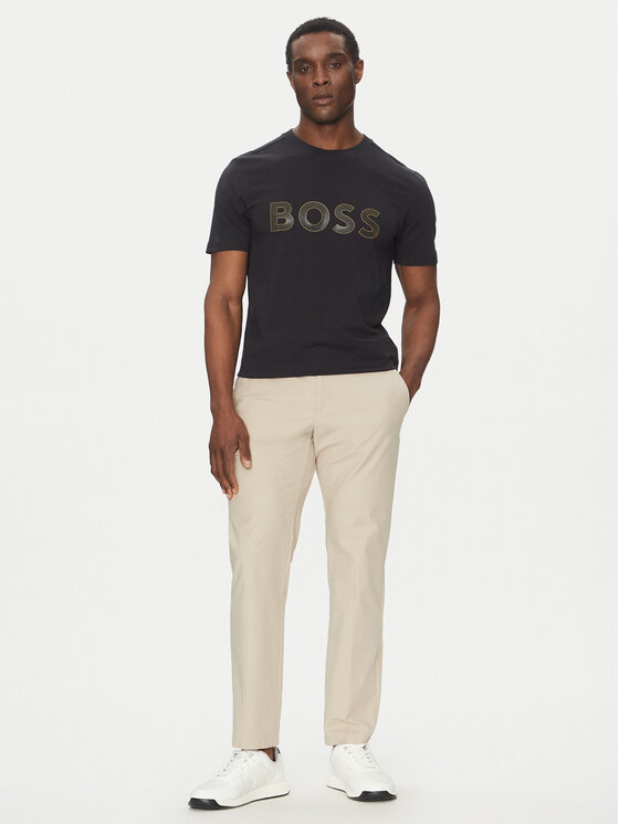 BOSS BOSS Majica TL Logo 50535170 Mornarsko modra Regular Fit