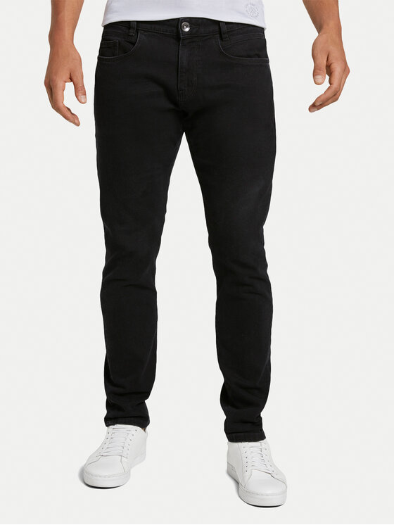 Tom Tailor Tom Tailor Jeansy Troy 1021160 Czarny Slim Fit