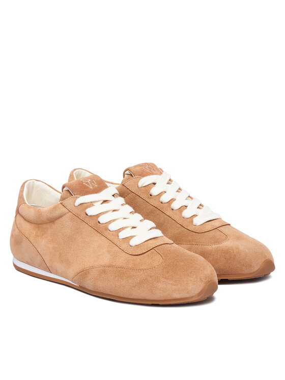 Stuart Weitzman Stuart Weitzman Sneakersy Colton Sleek SN228 Světle hnědá