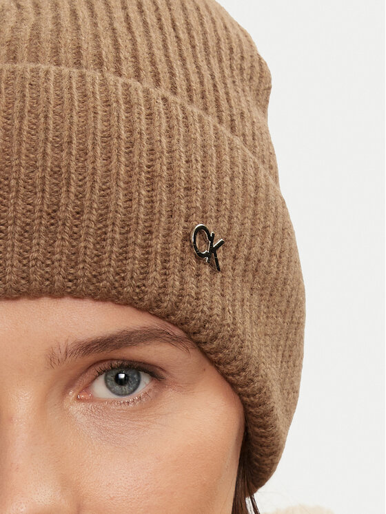 Calvin Klein Calvin Klein Cepure Chunky K60K612873 Bēšs