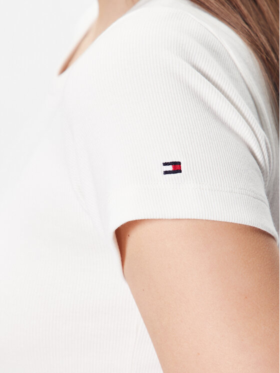 Tommy Hilfiger Tommy Hilfiger T-krekls UW0UW04397 Écru Regular Fit