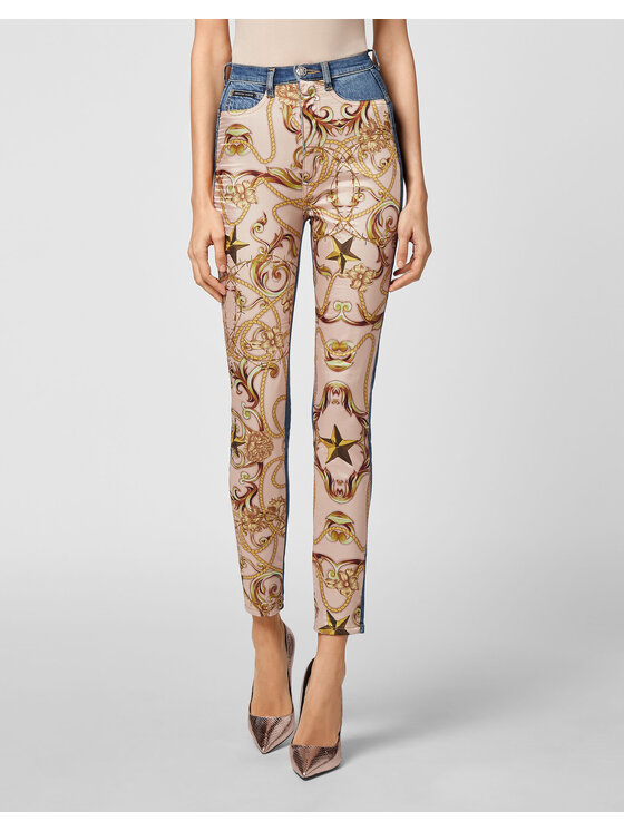 PHILIPP PLEIN PHILIPP PLEIN Jeansy 4037 Błękitny Jegging Fit