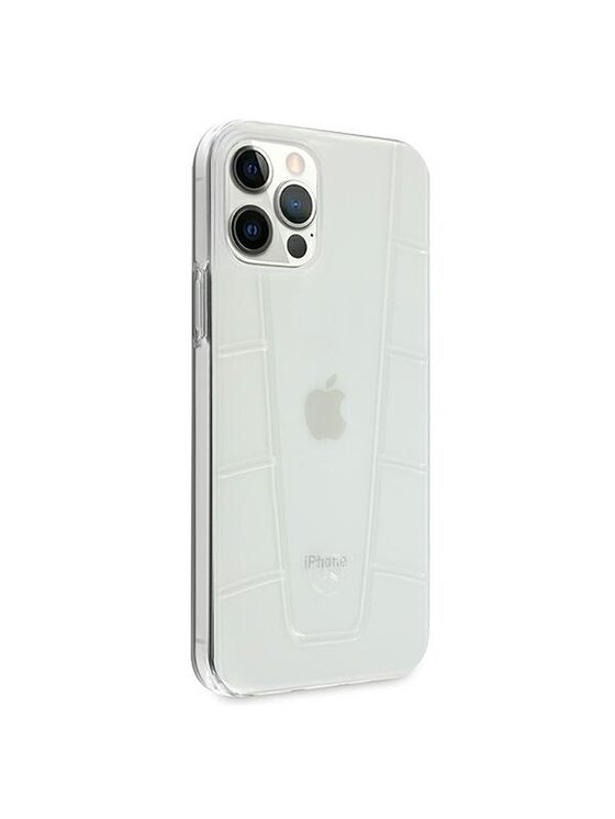 Guess Guess Etui na telefon iPhone 12 Pro Max Przezroczysty