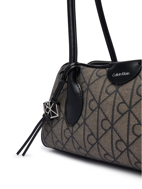 Calvin Klein Calvin Klein Torebka Emblem Trio Jacquard LV04F3744G Szary