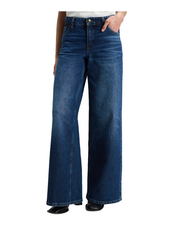 Lee Lee Jeansy 112385869 Niebieski Relaxed Fit